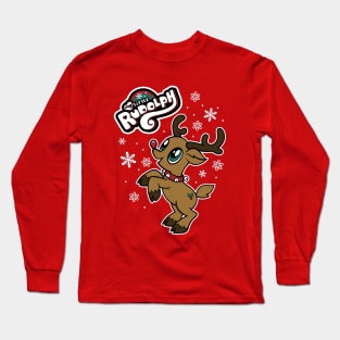 My Little Rudolph - Christmas Cartoon Red Nosed Reindeer Long Sleeve T-Shirt